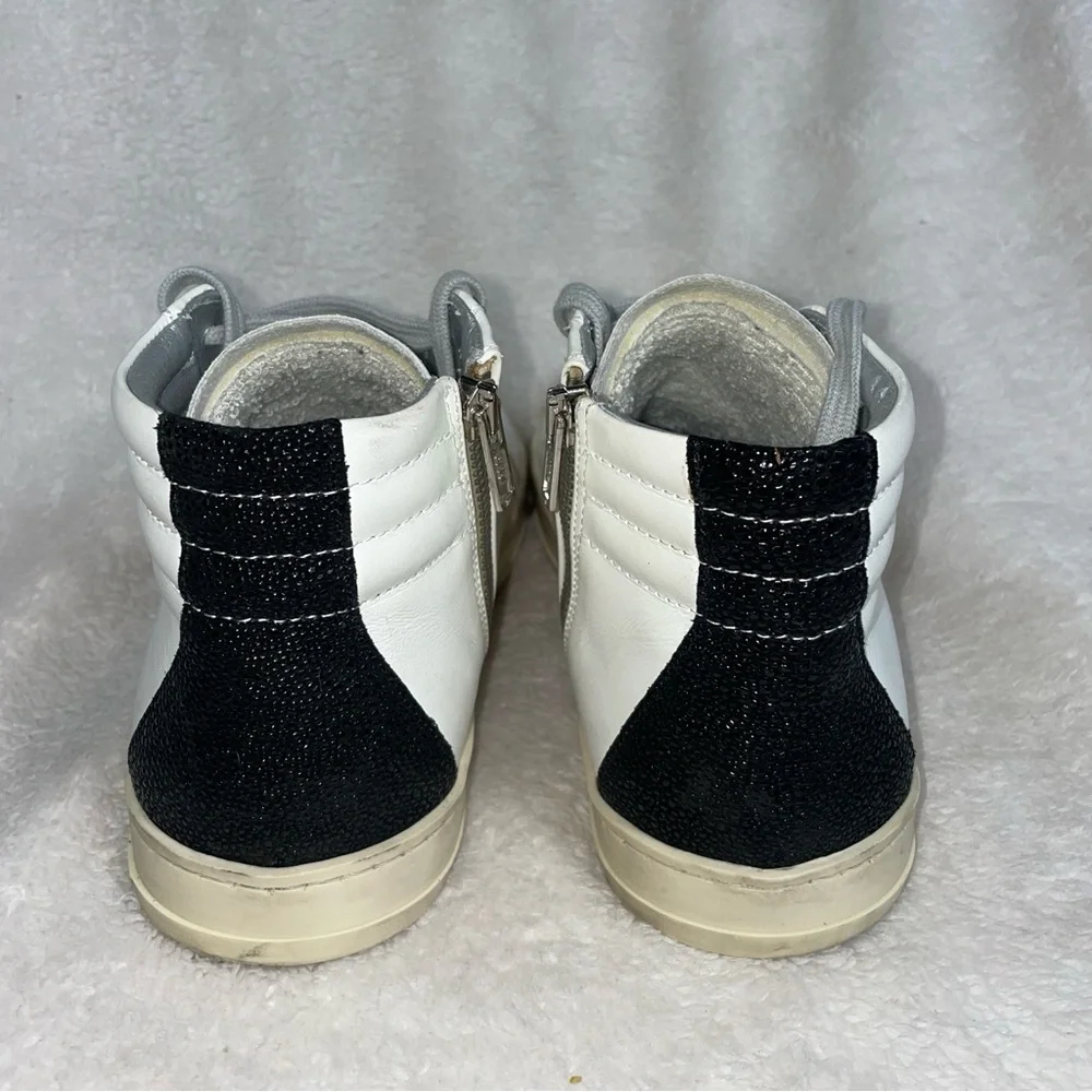 P448 Men's High Top Skate Leather Shoes Sneaker F22BSKATE-M Sz 40